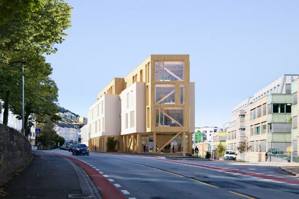 GC Rieber Eiendom i Bergen gjør suksess med kontorbygg i massivtre