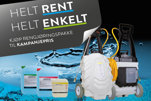 Helt rent, helt enkelt - Rengjøringspakke til kampanjepris