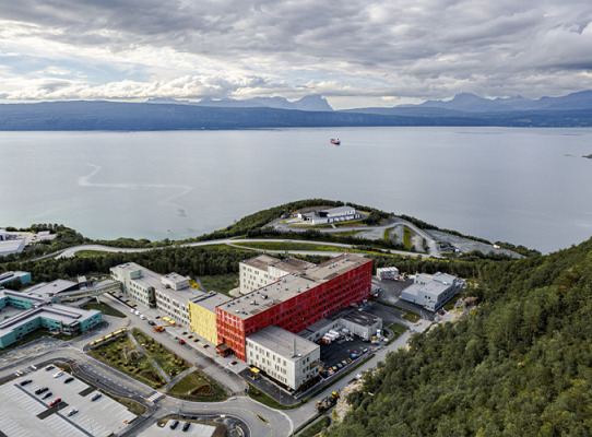 Nybygg av sykehus og helikopterplattform på Furumoen i Narvik