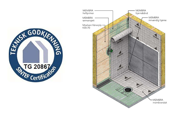 NYHET! Bygg teknisk godkjente våtrom på en helt ny måte