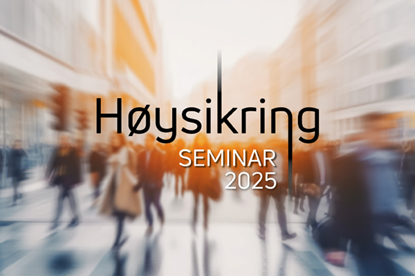 Vi arrangerer høysikringsseminar 29. april