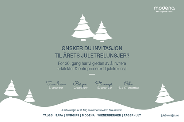 Vi inviterer til Juletrelunsj - Sikre deg en plass!